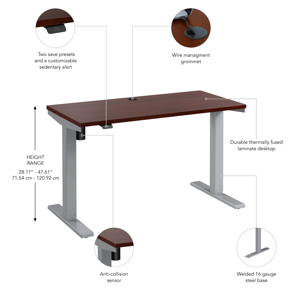 Move 40 Series 48W x 24D Electric Height Adjustable Standing Desk