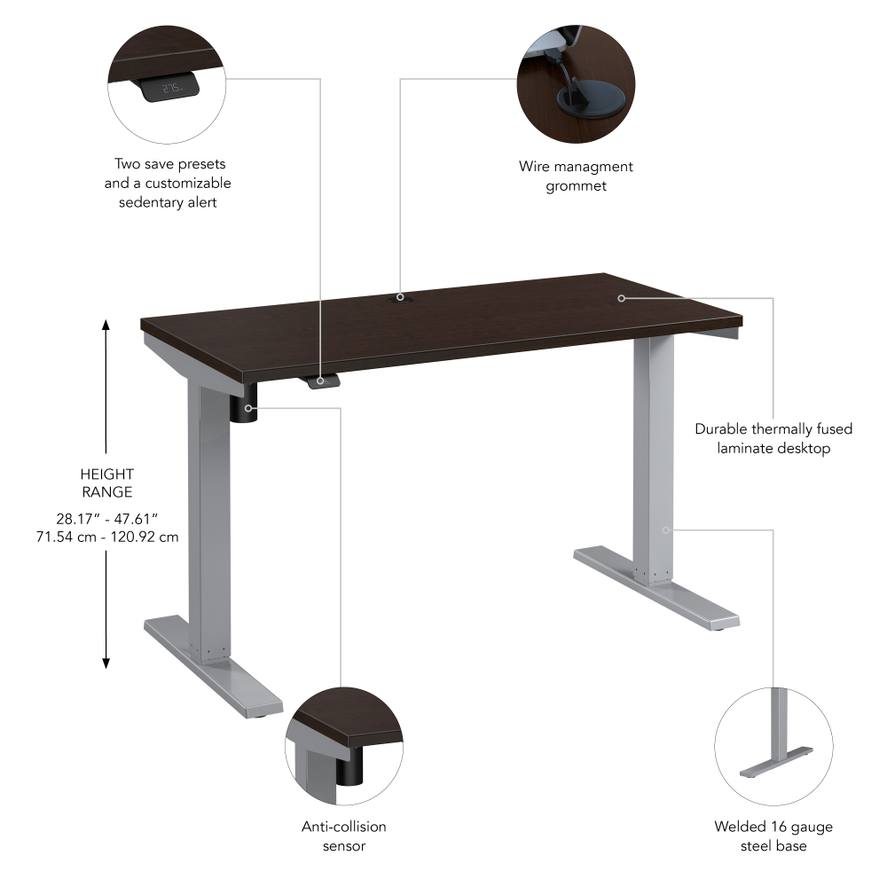 Move 40 Series 48W x 24D Electric Height Adjustable Standing Desk