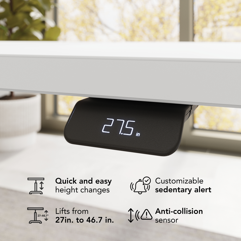 Stratus 60W x 30D Electric Height Adjustable Standing Desk