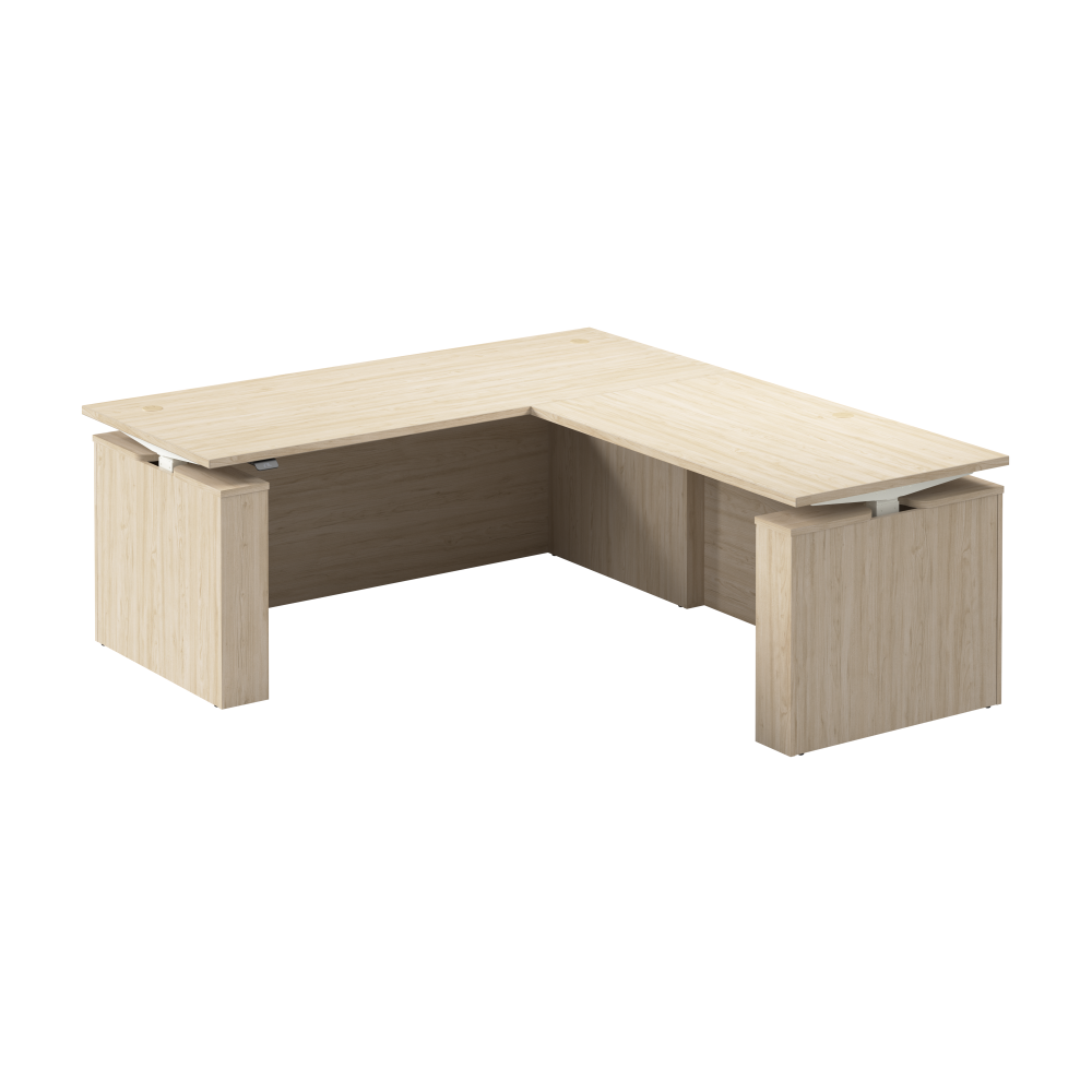 Stratus 72W x 78D Electric Height Adjustable L Shaped Standing Desk