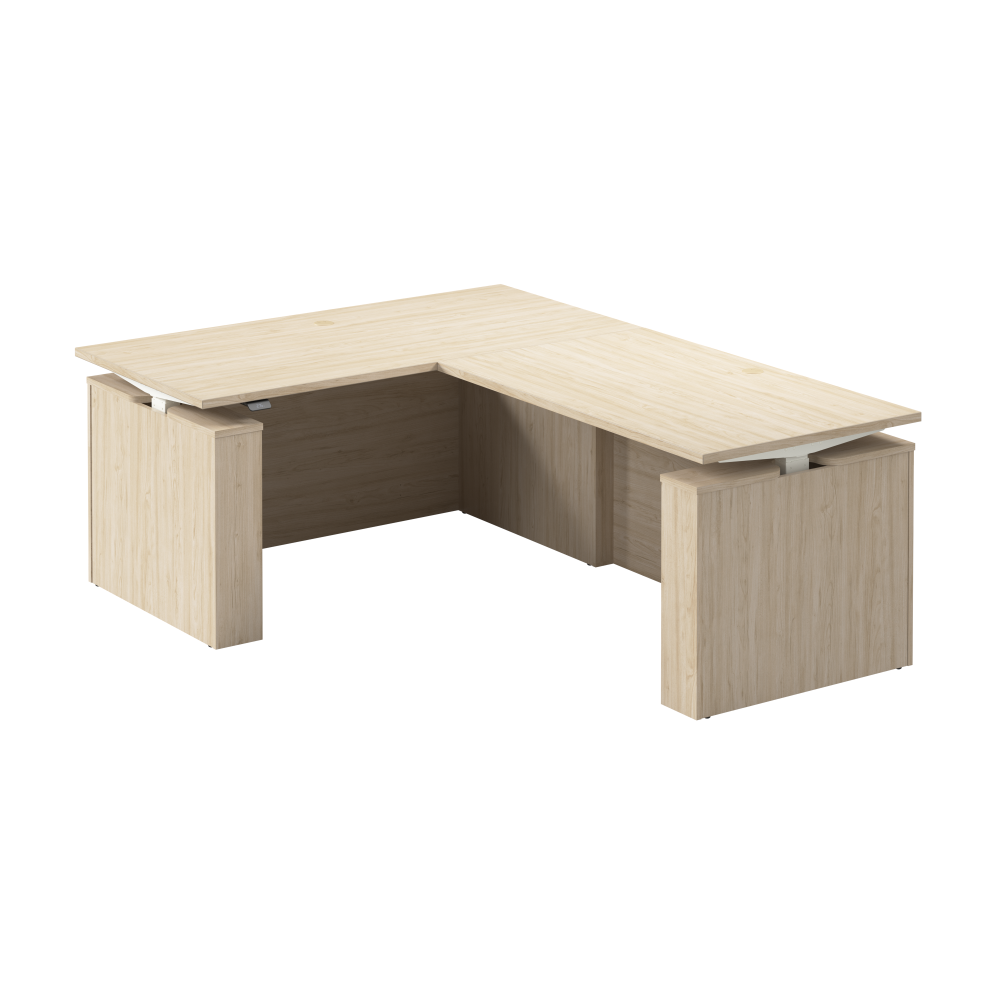 Stratus 60W x 78D Electric Height Adjustable L Shaped Standing Desk